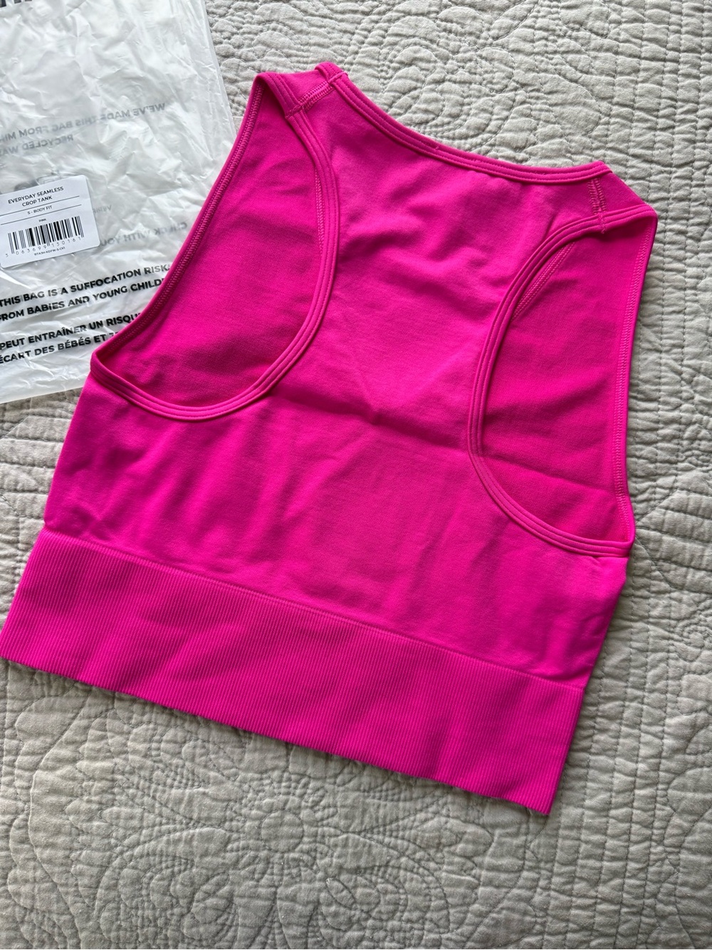 Gymshark Everyday Seamless Crop Tank NWT - Picture 4 of 4